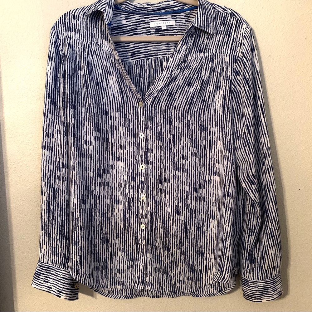 Foxcroft Button Down Blouse